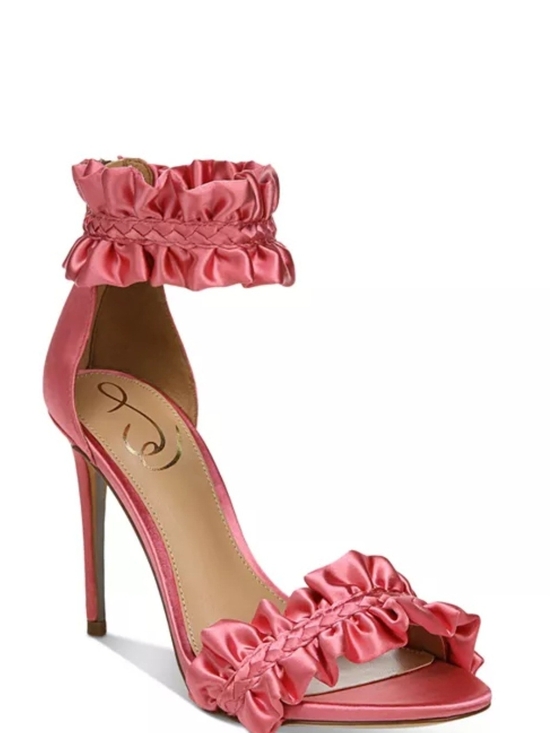 Sam Edelman Shoes - Sam Edelman Sawyer Ruffle Trim High Heel Sandal
